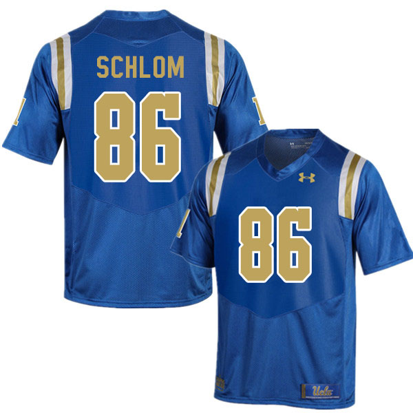 Men #86 Bradley Schlom UCLA Bruins College Football Jerseys Sale-Blue - Click Image to Close